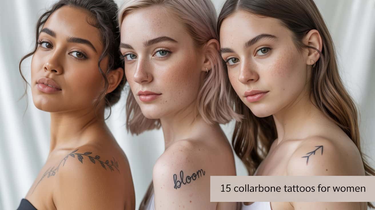 Collarbone Tattoo Ideas for Women